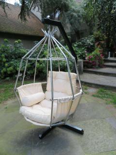  Ib Arberg Fantastic Ib Arberg Hanging Parrot Mid Century Modern Birdcage Chair - 1600781