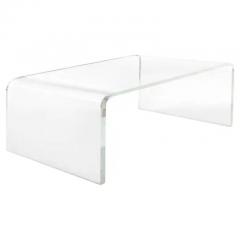  Iconic Design Gallery Custom Lucite Waterfall Coffee Table - 3507870