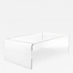  Iconic Design Gallery Custom Lucite Waterfall Coffee Table - 3527552