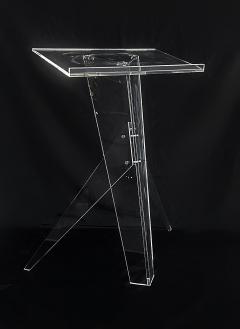  Iconic Design Gallery Custom Made Lucite Magazine Music Book Stand for Oversized Books - 4432460