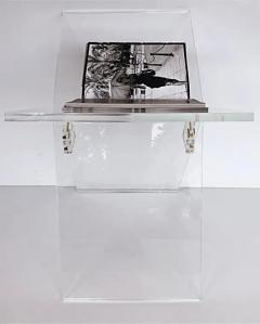  Iconic Design Gallery Custom Made Lucite Oversized Coffee table Book Stand for Peter Lik Book - 3609312