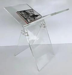  Iconic Design Gallery Custom Made Lucite Oversized Coffee table Book Stand for Taschen Sumos - 3532810