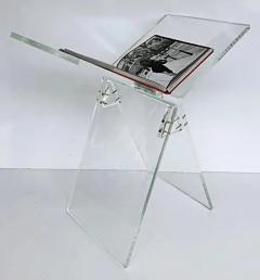  Iconic Design Gallery Custom Made Lucite Oversized coffee table book stand for Mariana - 3609317