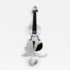  Iconic Design Gallery Custom Made Lucite Violin Sculpture on Stand Signed Numbered Edition 1 10 - 4558952