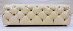  Iconic Design Gallery Le Jeune Upholstery Bristol Tufted Leather Coffee Table Floor Model - 3532776