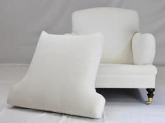  Iconic Design Gallery Le Jeune Upholstery Hampton Lounge Chair On Casters Showroom Model Off white - 3503191