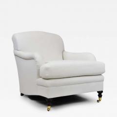  Iconic Design Gallery Le Jeune Upholstery Hampton Lounge Chair On Casters Showroom Model Off white - 3527511