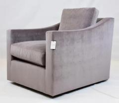  Iconic Design Gallery Le Jeune Upholstery Lacey Swivel Lounge Chair Showroom Model - 3507705