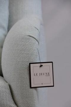  Iconic Design Gallery Le Jeune Upholstery Luna Barrel Swivel Chair Showroom Model - 3528269