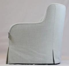  Iconic Design Gallery Le Jeune Upholstery Luna Barrel Swivel Chair Showroom Model - 3528278