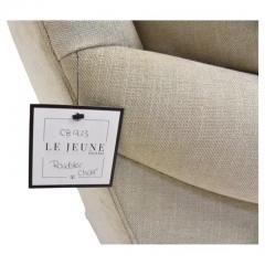 Iconic Design Gallery Le Jeune Upholstery Roadster Lounge Chair Showroom Model in Chenille - 3507541