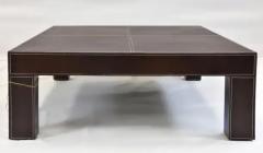  Iconic Design Gallery Le Jeune Upholstery Saddle Up Leather Coffee Table Showroom Model - 3532824