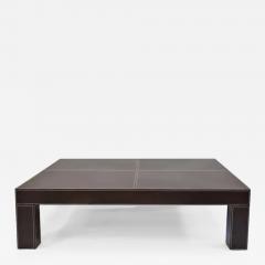  Iconic Design Gallery Le Jeune Upholstery Saddle Up Leather Coffee Table Showroom Model - 3539205