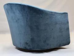  Iconic Design Gallery Le Jeune Upholstery Taverna Swivel Barrel Chair Showroom Model - 3507651
