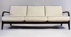  Iconic Design Gallery Le June Upholstery 3 Seat Club Havana Sofa Floor Model Walnut Finished Mahogany - 3503107