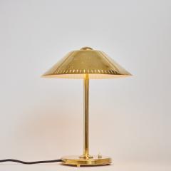  Idman Oy 1950s Finnish Perforated Brass Table Lamp Attributed to Paavo Tynell - 2821536