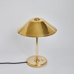  Idman Oy 1950s Finnish Perforated Brass Table Lamp Attributed to Paavo Tynell - 2821537