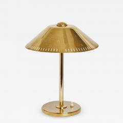  Idman Oy 1950s Finnish Perforated Brass Table Lamp Attributed to Paavo Tynell - 2823268