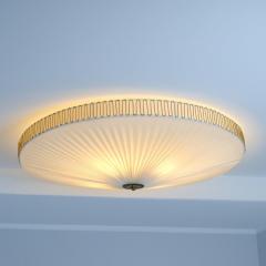  Idman Oy Mid Century Modern Sizable Flush Mount Model K5 40 Idman 1950s - 4722283