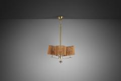  Idman Oy Model 1589 Chandelier by Idman Finland 1950s - 4515609