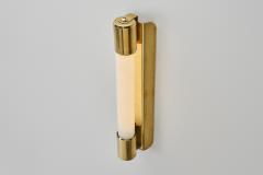  Idman Oy Pair of Brass Model 71032 Wall Lamps by Mauri Almari for Idman Finland 1950s - 4294709