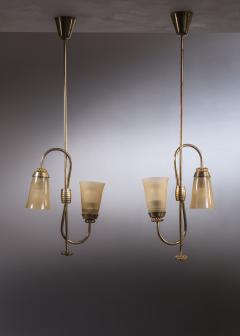  Idman Oy Pair of Maria Lindeman chandeliers - 3595483