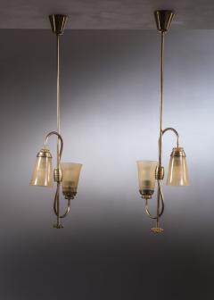  Idman Oy Pair of Maria Lindeman chandeliers - 3595484