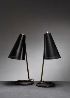  Idman Oy Pair of Mauri Almari table lamps for Idman - 4643709