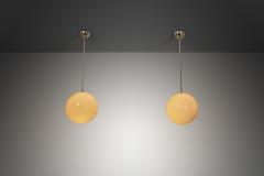  Idman Oy Pair of Paavo Tynell Model 1602 Pendant Lamps for Idman Finland 1950s - 4253501