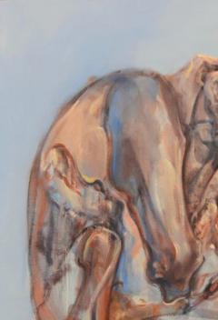  Igor Bogojevic Large Abstract Oil on Canvas Horses Painting The Heartbeat by Igor Bogojevic - 2873631