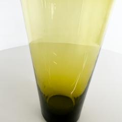  Iittala 1960s Scandinavian Modern Juice Carafe Green Glass Iittala Finland - 2985795
