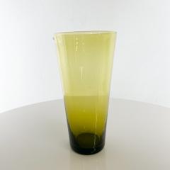  Iittala 1960s Scandinavian Modern Juice Carafe Green Glass Iittala Finland - 2985801