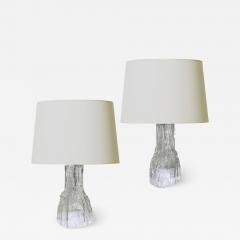  Iittala Pair of Rustically Textured Table Lamps by Iittala - 2122592