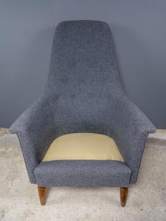  Illums Bolighus 1950s Highback Armchair for Illums Bolighus Denmark Newly Upholstered - 2200250