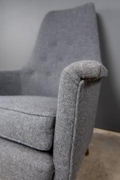  Illums Bolighus 1950s Highback Armchair for Illums Bolighus Denmark Newly Upholstered - 2200253