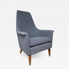  Illums Bolighus 1950s Highback Armchair for Illums Bolighus Denmark Newly Upholstered - 2202590