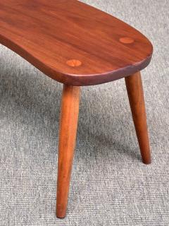  Illums Bolighus Illums Bolighus Organic Teak Stool Side Table Denmark 1950s - 4747979