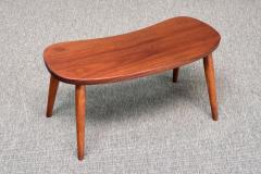  Illums Bolighus Illums Bolighus Organic Teak Stool Side Table Denmark 1950s - 4747982