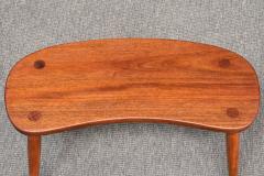  Illums Bolighus Illums Bolighus Organic Teak Stool Side Table Denmark 1950s - 4747984