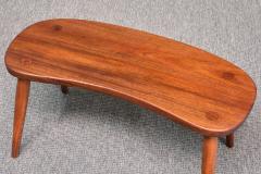  Illums Bolighus Illums Bolighus Organic Teak Stool Side Table Denmark 1950s - 4747985
