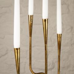  Illums Bolighus Pair of Serpentine Brass Candle Holders by Illums Bolighus Denmark 1960s - 2864764