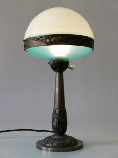  Ilrin Monumental French Art Deco Table Lamp Ilrin by L Bosi Cie Paris 1930s - 3891424