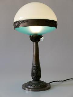  Ilrin Monumental French Art Deco Table Lamp Ilrin by L Bosi Cie Paris 1930s - 3891426