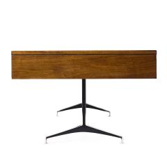  Imperial Furniture Co Imperial Mid Century Walnut and Chrome Executive Desk - 3961007