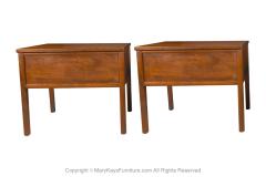  Imperial Furniture Co Mid Century Hollywood Regency Campaign Style End Tables pair - 2978187