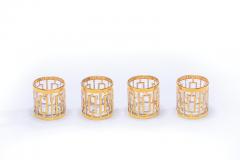  Imperial Glass Company 1960s 22k Gold Shoji Sake Bottle Glasses Set by Imperial Glass Co  - 2165622