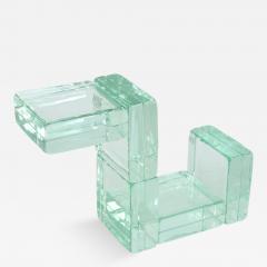  Imperial Imagineering Chic Sculptural Glass Block Table by Imperial Imagineering - 182641