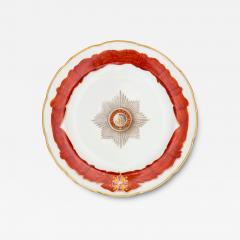  Imperial Porcelain Factory Large Imperial Porcelain Alexander II period plate - 3893380