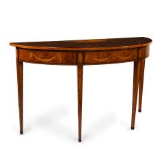  Ince Mayhew Mayhew Ince An George III yew wood marquetry side table attributed to Ince and Mayhew - 3782590