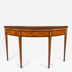  Ince Mayhew Mayhew Ince An George III yew wood marquetry side table attributed to Ince and Mayhew - 3783554